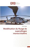 Mod�lisation Du Fluage de Superalliages Monocristallins