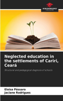 Neglected education in the settlements of Cariri, Ceará