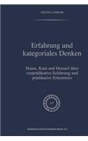 Erfahrung und Kategoriales Denken
