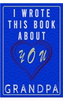 I Wrote This Book about You Grandpa
