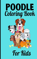 Poodle Coloring Book For Kids
