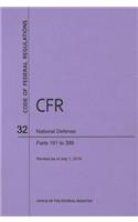 Code of Federal Regulations, Title 32, National Defense, PT. 191-399, Revised as of July 1, 2014