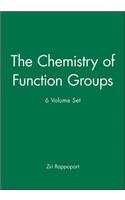 The Chemistry of Function Groups, 6 Volume Set