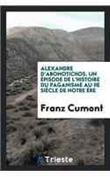 Alexandre d'Abonotichos