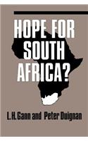 Hope for South Africa?