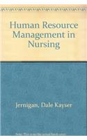 Human Resource Management in Nursing