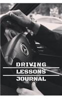 Driving Lessons Journal: Paperback A5 (6 X 9 Inches) Keep A Journal Of Learning How To Drive, 100 Lined Pages With Matte Vinyl Front Cover