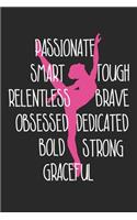 Gymnastics Notebook - Proud Gymnast Gift Novelty Gymnastics for Girls - Gymnastics Journal