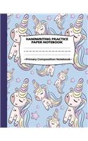 Handwriting Practice Paper Notebook Primary Composition Notebook