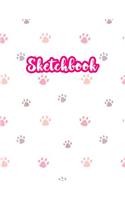 Sketchbook: Cute Drawing Note Pad and Sketch Book for Kids, Girls and Adult - Large 8.5 x 11 Matte Cover with White Interior (Perfect for Sketching, Coloring, W