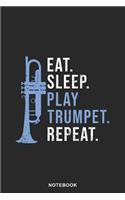 Trumpet Instrument Art Graphic Notebook