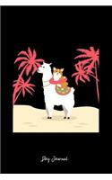 Corgi Dog Llama Journal
