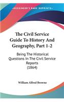 The Civil Service Guide To History And Geography, Part 1-2