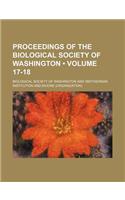 Proceedings of the Biological Society of Washington (Volume 17-18): (English)
