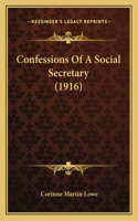 Confessions Of A Social Secretary (1916)