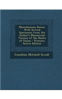 Miscellaneous Poems