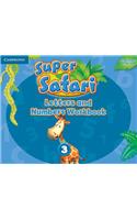 Super Safari American English Level 3 Letters and Numbers Workbook