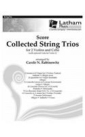 Collected String Trios for 2 Violins and Cello - Score