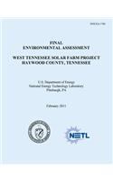 Final Environmental Assessment - West Tennessee Solar Farm Project, Haywood County, Tennessee (Doe/EA-1706)