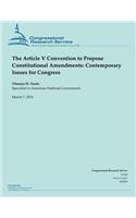 Article V Convention to Propose Constitutional Amendments