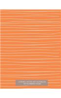 Cornell Notes Art Notebook 120 Numbered Pages