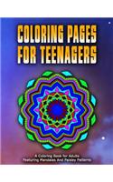 COLORING PAGES FOR TEENAGERS - Vol.1