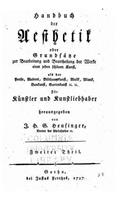 Handbuch der Aesthetik: (German)