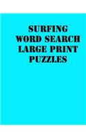 Surfing Word Search Large print puzzles