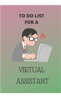 To Do List for a Virtual Assistant