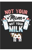 Not Your Mom Not Your Milk: Din A5 Liniertes Heft Mit Linien Für Jeden Veganer Notizbuch Tagebuch Planer Vegan Veganerin Notiz Buch Geschenk Fleischfrei Veganismus Notebook