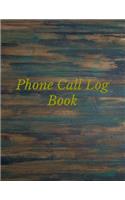 Phone Call Log Book
