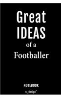 Notebook for Football Players / Footballer