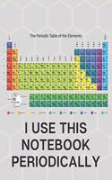 I Use This Notebook Periodically: : Pun Breaking Funny Science Hexagonal Graph Paper Notebook for Drawing Organic Chemistry Structures Small Grid, Perfect for Chemistry Students, Tea