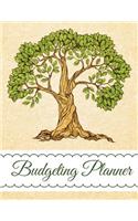 Budgeting Planner: Classic Tree Design Budget Planner Book With Calendar 2018-2019 Income List, Monthly Expense Categories and Weekly Expense Tracker Monday to Sunday,