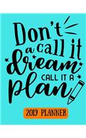 2019 Planner