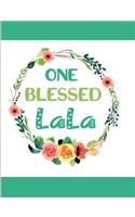 One Blessed Lala: Blank Lined Journal