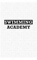 Swimming Academy: A 6x9 Inch Matte Softcover Journal Notebook with 120 Blank Lined Pages