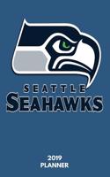 Seattle Seahawks 2019 Planner: Calendar Agenda Checklist Notebook Daily
