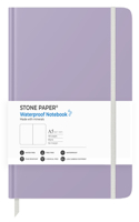 Stone Paper Lavender Blank Notebook