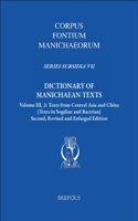 Dictionary of Manichaean Texts. Volume III, 2