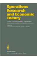 Operations Research and Economic Theory