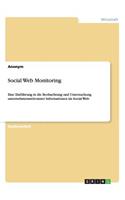 Social Web Monitoring