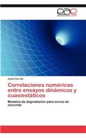 Correlaciones Numericas Entre Ensayos Dinamicos y Cuasiestaticos