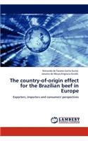 Country-Of-Origin Effect for the Brazilian Beef in Europe