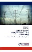 Battery-Aware Multiprocessor Task Scheduling