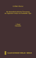 Die Altanatolisch-Türkische Übersetzung Des Tazkaratu L-Awliya Von Fariduddin 'Attar