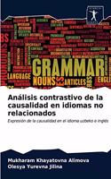 Análisis contrastivo de la causalidad en idiomas no relacionados