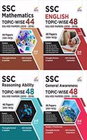 Ssc Topic-Wise 48 Solved Papers (2010-2019): Mathematics, English, Reasoning & General Awareness