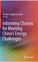 Informing Choices for Meeting China's Energy Challenges