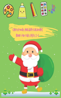christmas holiday coloring book for kids age 2-5